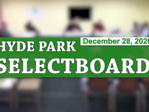 Hyde Park Selectboard, 12/28/20