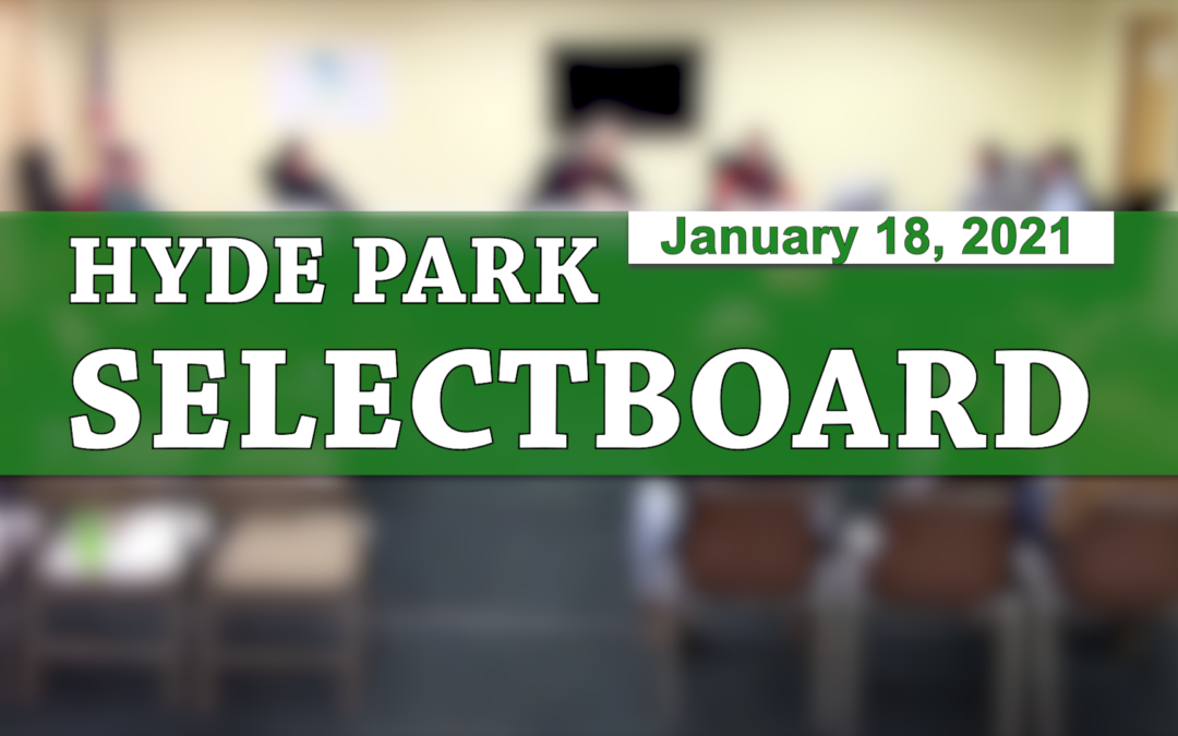 Hyde Park Selectboard 1/18/21