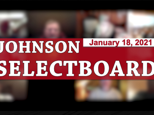 Johnson Selectboard 1/18/21