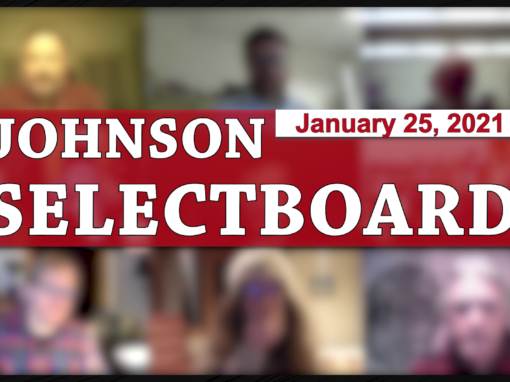Johnson Selectboard 1/25/20