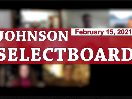 Johnson Selectboard 2/15/21