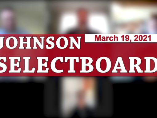 Johnson Selectboard 3/19/21