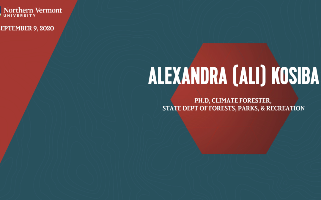 Current Topics in Science Series – Alexandra (Ali) Kosiba, PhD
