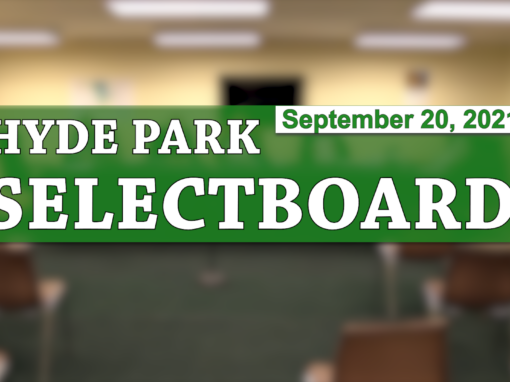 Hyde Park Selectboard 9/20/21