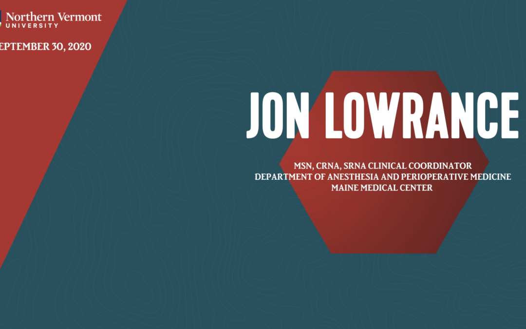 Current Topics in Science Series – Jon Lowrance
