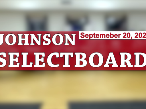 Johnson Selectboard 9/20/21
