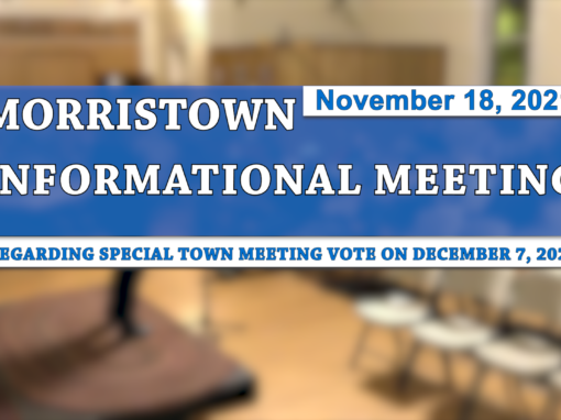 Morristown Informational Meeting 11/18/21